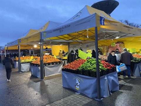 Barnums pour marché