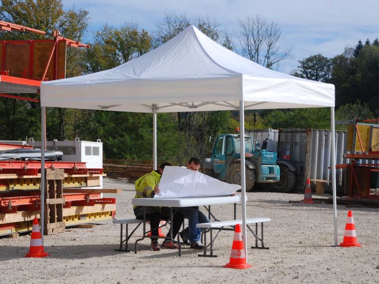 Location de tente de chantier